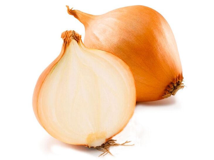 Onions to remove warts